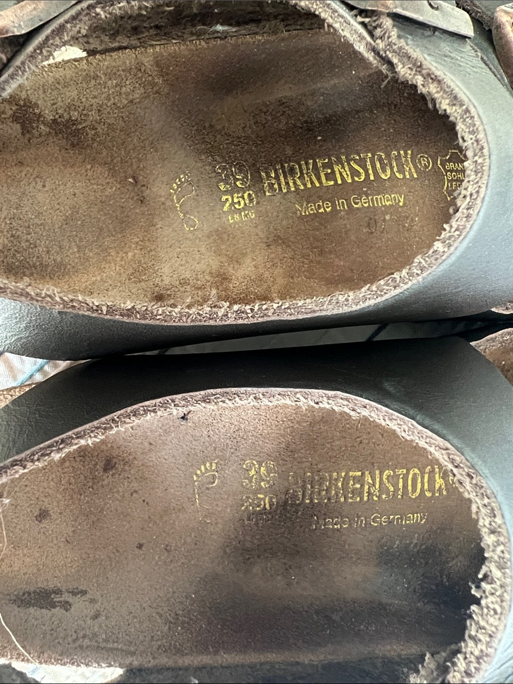 Birkenstock Brown Double Strap Sandals 39 - Picture 2 of 8